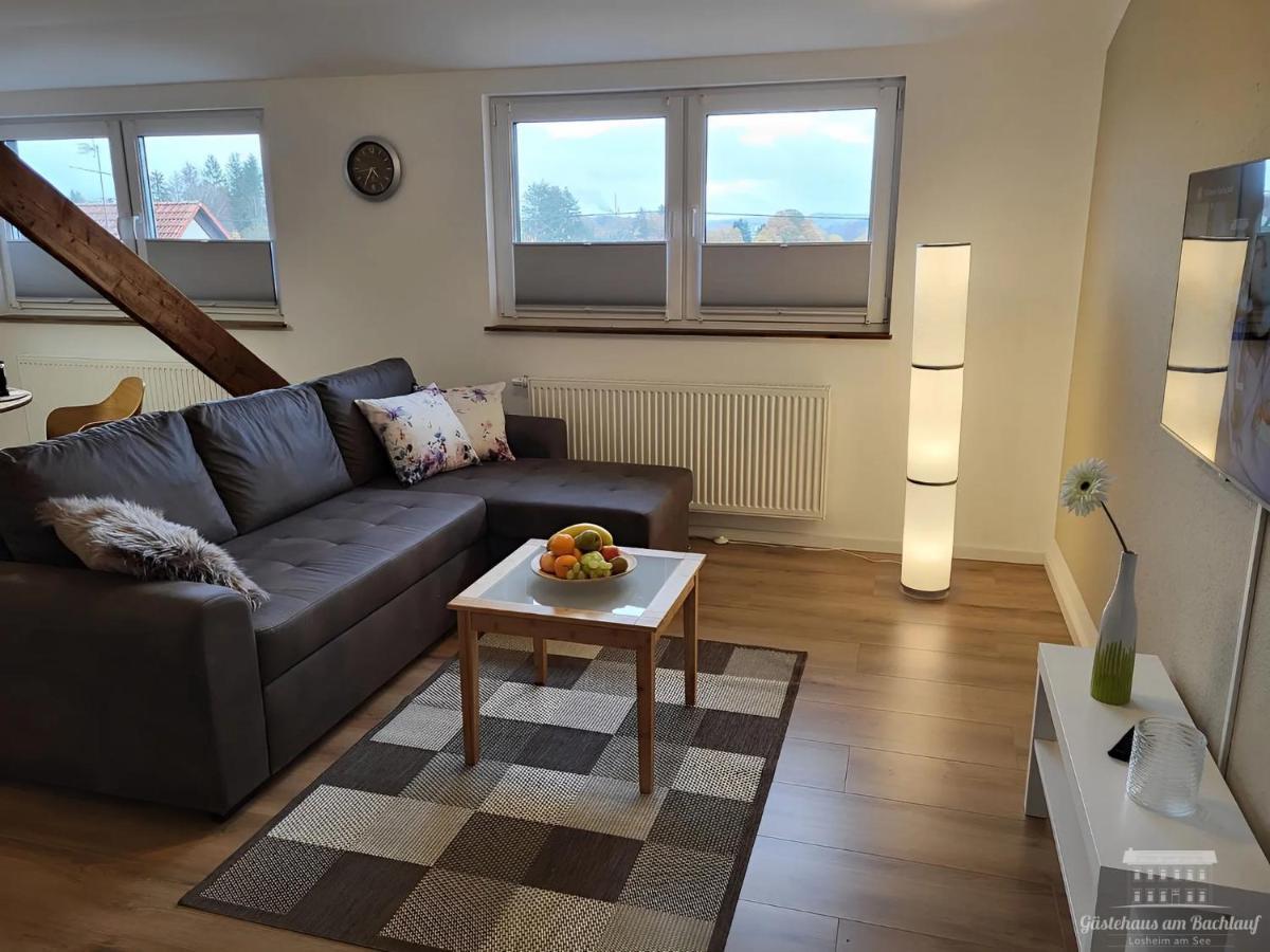 Komfort Ferienwohnungen Mit Wellness-Garten - Gaestehaus Am Bachlauf - Losheim Am See Zewnętrze zdjęcie
